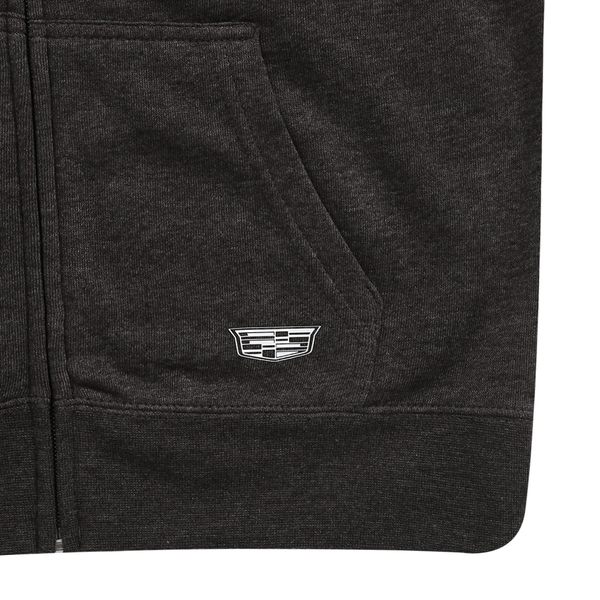 Youth Full Zip Hoodie-Carbon/Black